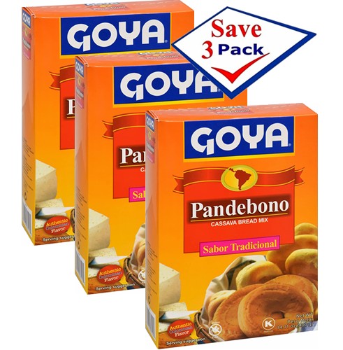 Pan de Bono Cassava Bread by Goya 14.11 oz Pack of 3